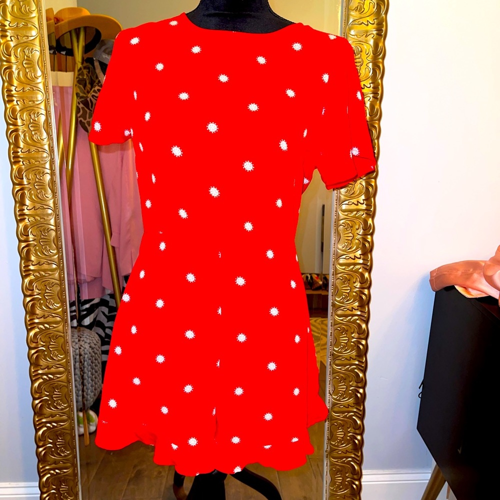 Polka dot romper. Great condition.